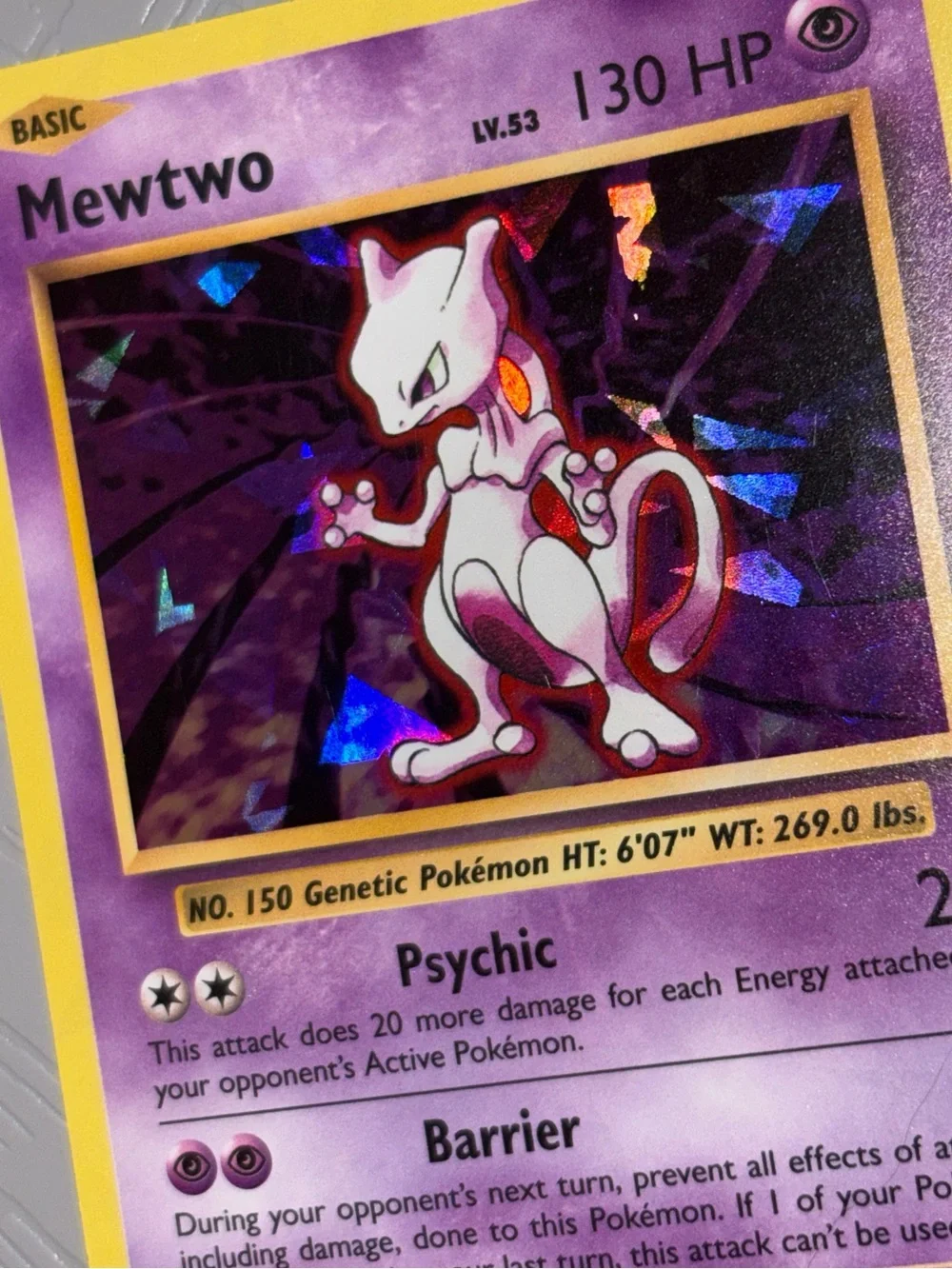 Mewtwo 51/108 XY Evolutions Cracked Ice Holo Rare Pokemon
